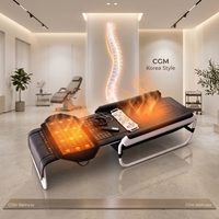 Lit de massage coréen à rouleaux chauds pour la traction vertébrale, avec pierres de jade Master V3 V4, pour spa, salon de beauté et physiothérapie