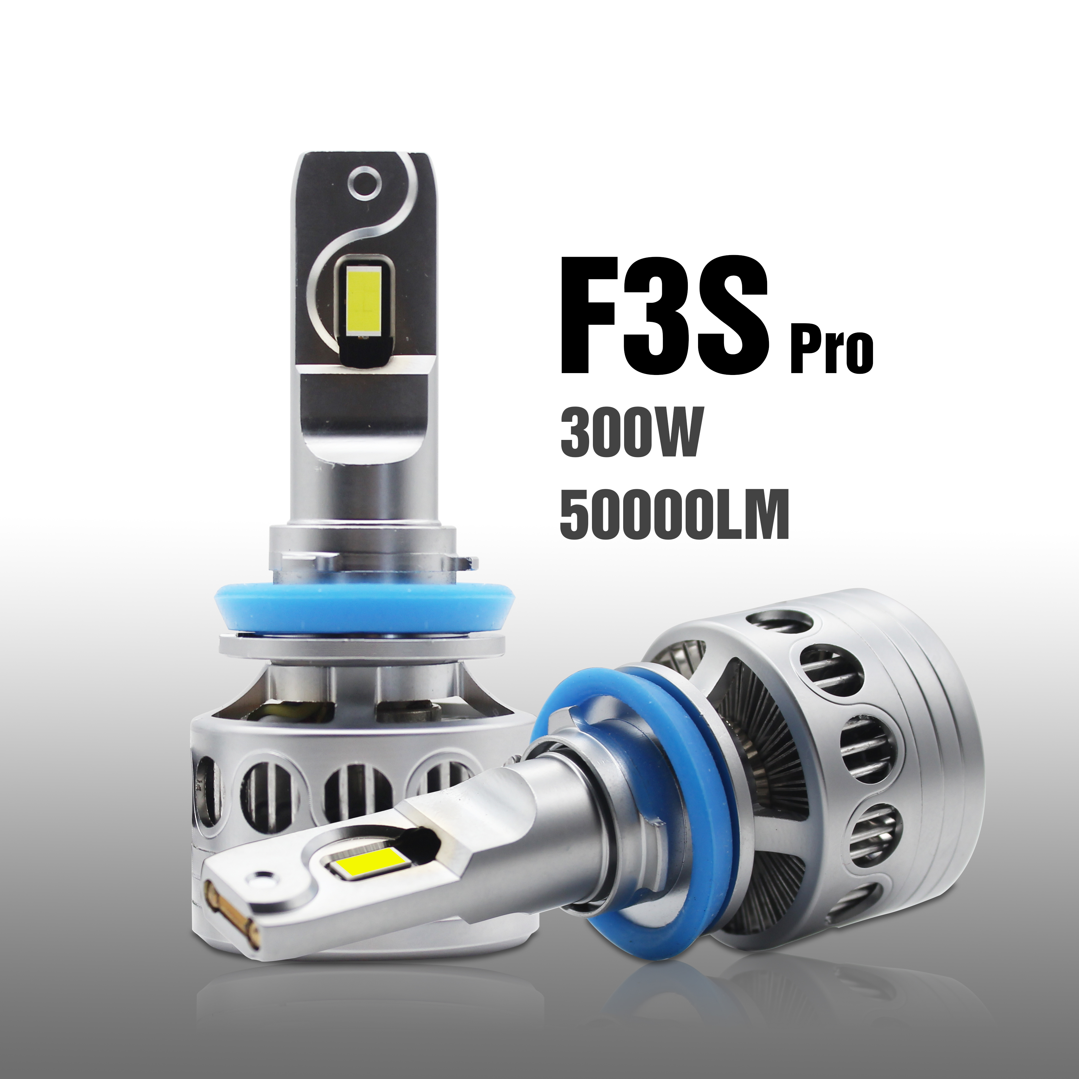 Super Bright LED Headlight bulb h7 F3S Pro 300W 50000LM LED H11 HB3 9005 HB4 9006 H4 LED Car Headlights high power LED Canbus