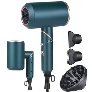 Secador de Pelo Iónico Plegable de Alta Calidad, Tecnología Innovadora Negra, Secador de Pelo Profesional para Mascotas <span class=keywords><strong>Confu</strong></span> de 1600 W para Exteriores y Hoteles - Product Image 2