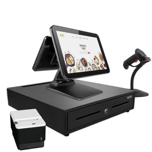 Ripiegabile 15.6 pollici Touch Screen <span class=keywords><strong>POS</strong></span> terminale <span class=keywords><strong>registratore</strong></span> <span class=keywords><strong>di</strong></span> <span class=keywords><strong>cassa</strong></span> <span class=keywords><strong>con</strong></span> LED8-VFD-11.6 pollici 2 ° Display per la <span class=keywords><strong>cassa</strong></span> del Catering - Product Image 6