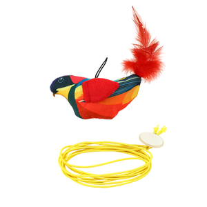 Jouet en peluche pour animaux de compagnie chat sûr soulager l'ennui chat gazouillis simulation d'oiseau coloré recyclé en gros OEM & ODM jouets intelligents pour animaux de compagnie - Product Image 5