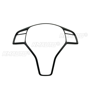 Autocollant de cadre de bouton de volant de voiture, compatible avec Mercedes-Benz Classe A, B, C, E, CLA, CLS, GLA, GLK, W176, W246, W204, W207, W218 - Product Image 1