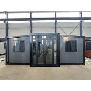 Mini casa contenedor lista para usar, casa móvil prefabricada portátil, Panel sándwich duradero de 2 dormitorios para edificios de oficinas - Product Image 3