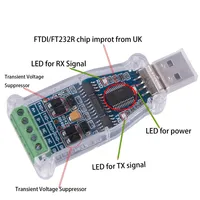 FTDI Chip Computer Multifuncional USB a RS485 RS422 Módulo de conversión de puerto serie para programadores Emuladores Depuradores