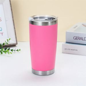 Silver Stainless <b>Cup</b> Mug 20Oz Insulated Double Wall Vacuum Powder Coated Matte Seamless Inner Wall Leak ASM25 - Product Image 2