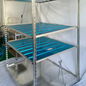 Carritos de transporte de flores de acero y <span class=keywords><strong>metal</strong></span> danés de aluminio, estantes para plantas con capacidad de carga de 500kg, accesorio de herramienta de goma - Product Image 5