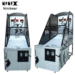 Indoor Sports Arcade Game Machine Coin Operated Basketball Shooting Simulator with Hoop for Children Aged 6+ Years for Home Use - Product Image 6