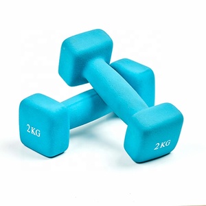 Haltères carrés colorés durables et confortables en fonte recouverts de néoprène pour l'entraînement musculaire des femmes, vente en gros, 0,<span class=keywords><strong>5</strong></span>-<span class=keywords><strong>5</strong></span> <span class=keywords><strong>kg</strong></span> - Product Image 4