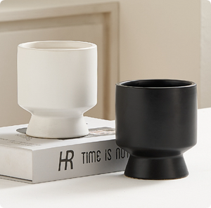Nouvelles tendances, vase en céramique <span class=keywords><strong>de</strong></span> style piédestal rond en argent métallisé, décoration d'intérieur, <span class=keywords><strong>centre</strong></span> <span class=keywords><strong>de</strong></span> table, <span class=keywords><strong>pot</strong></span> <span class=keywords><strong>de</strong></span> fleurs - Product Image 3
