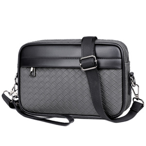 Cross-Border Men's Business Clutch <strong>Bag</strong> Multiple Pockets Waterproof PU Material <strong>Mobile</strong> <strong>Phone</strong> Compatible Single <strong>Shoulder</strong> <strong>Bag</strong> - Product Image 1