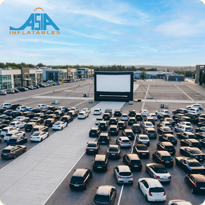 Pantalla <span class=keywords><strong>de</strong></span> película <span class=keywords><strong>de</strong></span> agua flotante para piscina, inflable al aire libre - Product Image 1