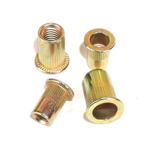 Tuercas remachables JINGUTE M10x1.0 con brida, zincadas, para la industria de la construcción - Product Image 3