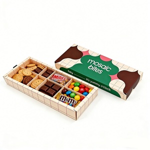 Customized Cardboard <b>Box</b> Designed for Children's Snacks with Built-in Cardboard Dividers Eco-friendly Paper <b>Box</b> Cute Style - Product Image 4