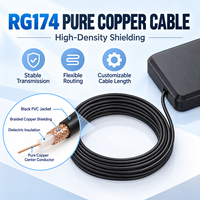 Antenne GPS/GNSS UNISIN haute sensibilité 28dBi 1575.42MHz, connectivité SMA, matériau ABS, pour caravane, camion, communication robuste
