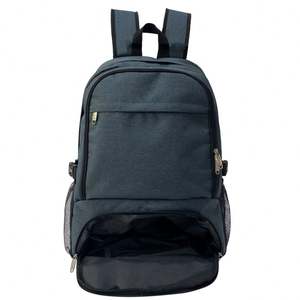 Customizable School & Business <b>Backpack</b> Waterproof <b>With</b> Shoe <b>Compartment</b> and Zipper Closure OEM Polyester Lining - Product Image 5