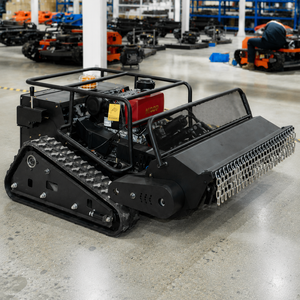 Tondeuse à gazon télécommandée à moteur puissant pour usage domestique et jardin, 80cm, 100cm, 120cm, avec moteur puissant, tondeuse à fléaux - Noir 4- - Product Image 2