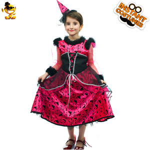 Costume <span class=keywords><strong>da</strong></span> strega per ragazze di Halloween vestito <span class=keywords><strong>da</strong></span> festa per spettacoli teatrali per bambini con abito personaggio di gatto per gioco di ruolo - Product Image 4