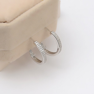 Han DIY S925 Silver Earpin 6-10 Removable Inlaid <b>Pearl</b> <b>Earring</b> Stand with Fancy Earpin Jewelry Accessories 961 Series - Product Image 4