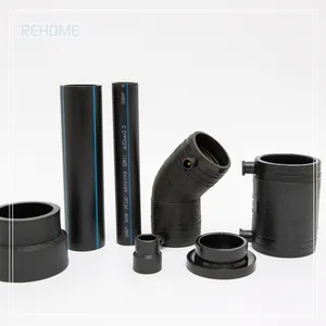 Пластиковые фитинги трубы HDPE поли фитинги PN16 PN10