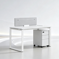 Bureau d'ordinateur individuel abordable, moderne et simple, avec structure en acier, table d'écriture de bureau, vente en gros