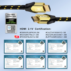 8K <span class=keywords><strong>HDMI</strong></span> 2,1 <span class=keywords><strong>Cable</strong></span> certificado Ultra alta velocidad 48Gbps <span class=keywords><strong>HDMI</strong></span> 2,1 <span class=keywords><strong>Cable</strong></span> 8K 60HZ 4K 120Hz Resolución HDR TDR 8K - Product Image 4