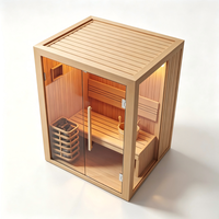 Cabine de sauna sur mesure haut de gamme avec une apparence unique et un artisanat en bois naturel pour des environnements de bien-être exclusifs