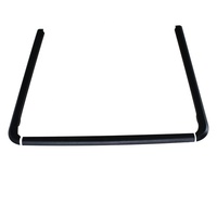 Cubiertas de Riel de Caja Negras Texturizadas para Amarok 2009-2022, Accesorios para VW Amarok 2009, Marca Amarok