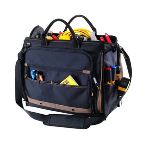 Hochwertige Unisex Heavy Duty Zipper Tote Carrier 50 Taschen Kit Werkzeug Aufbewahrung tasche für Techniker Elektriker Elektro arbeiter