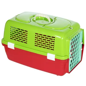 682 # Outdoor Travel Cat Box Häuser Langlebige tragbare Kunststoff Pet Dog Katzen toilette Träger Käfige