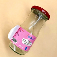 Étiquette de bouteille autocollante personnalisée, autocollant en vinyle imperméable pour l'emballage de bouteilles de vin mousseux, de soju et de verres