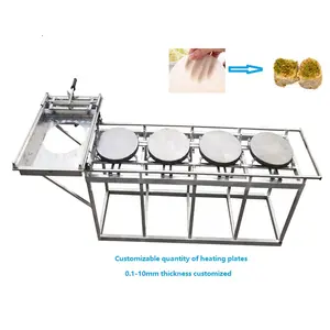 Customized thickness filo pastry sheet making forming pressing molding machine baklava maker