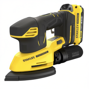 Lijadora Orbital Aleatoria Inalámbrica Stanley Fatmax 20V, Herramienta de Lijado de Doble Acción de 1/4 de Hoja - Product Image 2