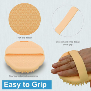 Food Grade Silicone Body Washer Spiral <b>Shower</b> Brush Deep Cleansing Exfoliating Scalp Massage Brush <b>Portable</b> Travel Bath Scrubber - Product Image 5