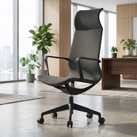 Chaise de bureau ergonomique en maille de haute qualité avec mécanisme de réglage de la hauteur et de l'inclinaison