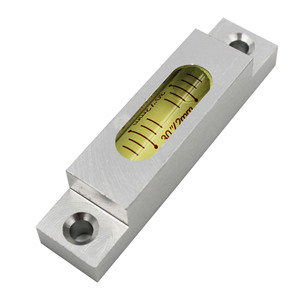 Nivel de burbuja de precisión de 30 segundos de aleación de aluminio 66x15x14mm - Product Image 1