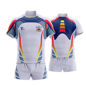 Chemises de rugby personnalisées OEM de haute qualité Nouveau design Uniforme de rugby Vêtements d'équipe Maillot de rugby à logo imprimé - Product Image 4