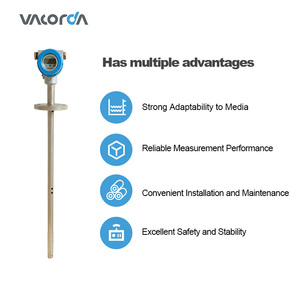 IP67 tự động 0-10m nổ bằng chứng 4-20mA điện dung cảm biến mức chất lỏng Đo mức độ chỉ số mức - Product Image 6