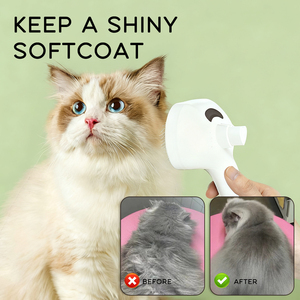 New Luxury Portable Steamy Cat Comb BrushPet <b>Hair</b> Remover Dog <b>Self</b> <b>Cleaning</b> Pet Grooming <b>Brush</b> for Shedding Grooming Product - Product Image 5