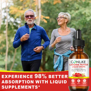 Thuốc nhỏ dạng tinh chất ớt cayenne nhãn hiệu riêng ODM/OEM với chiết xuất Capsaicin, hỗ trợ tiêu hóa, bổ sung thảo dược dạng lỏng - Product Image 3