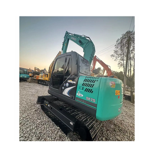 Offre Spéciale a utilisé la mini excavatrice de Kobelco Sk75 5ton avec la fonction latérale d'oscillation Kobelco Sk75 d'occasion - Product Image 5
