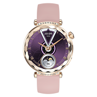 Montre connectée sportive OEM Amoled avec surveillance de la santé, alertes, compatible Android, pour femmes