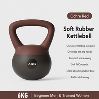 Nouvelle Kettlebell Colorée de Haute Qualité 6kg 2026 pour Débutants, Culturistes, Entraînement de Fitness à Domicile et en Salle de Sport, Antidérapante en PVC Souple
