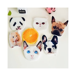 Portamonete Personalizzato con Foto, Fatto a Mano in Poliestere, Design Creativo a Cartone Animato, Regalo di Natale per Animali Domestici - Product Image 1