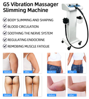 Masseur corporel à vibrations G5 avancé, machine professionnelle de réduction de graisse à haute fréquence pour clinique, raffermissement de la peau