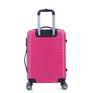 New Lightweight Custom Large Capacity Luggage Classical 4 Spinner Wheels ABS Travel Hard Trolley Luggage Sets With Lock