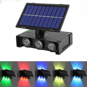 Lámparas Solares de Pared para Exteriores, Lámpara de Pared con Cambio de Color, Control Inteligente de Luz, para Exteriores, para Porche, Patio, Decorativa - Product Image 1