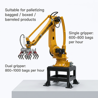 Bras robotisé d'intelligence artificielle, empileur, convoyeur, palettiseur industriel à 6 axes, robot palettiseur