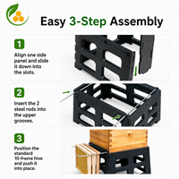 Support de ruche en plastique détachable, portable et assemblable, fourni par l'usine, outils d'apiculture pour l'élevage des abeilles