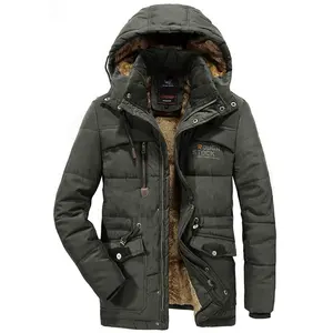 Yeni moda özelleştirilmiş siper kargo mont kış Parka ceket kamuflaj kirpi Hoodies termal polar ceket Varsity erkekler ceketler