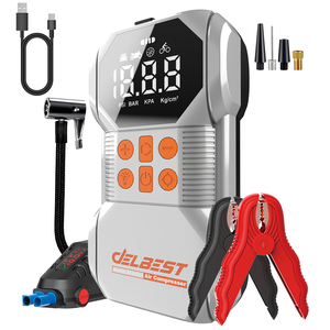 18000mAh đa chức năng ngân hàng điện với nhảy bắt đầu và máy bơm không khí USB sạc cho xe 1000 chu kỳ nhảy hộp - Product Image 1